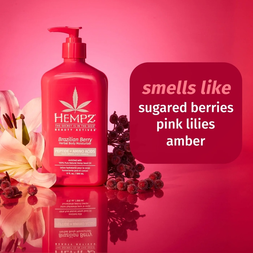 Hempz Brazilian Berry Herbal Beauty Actives Brazilian Berry
Body Moisturizer NWT